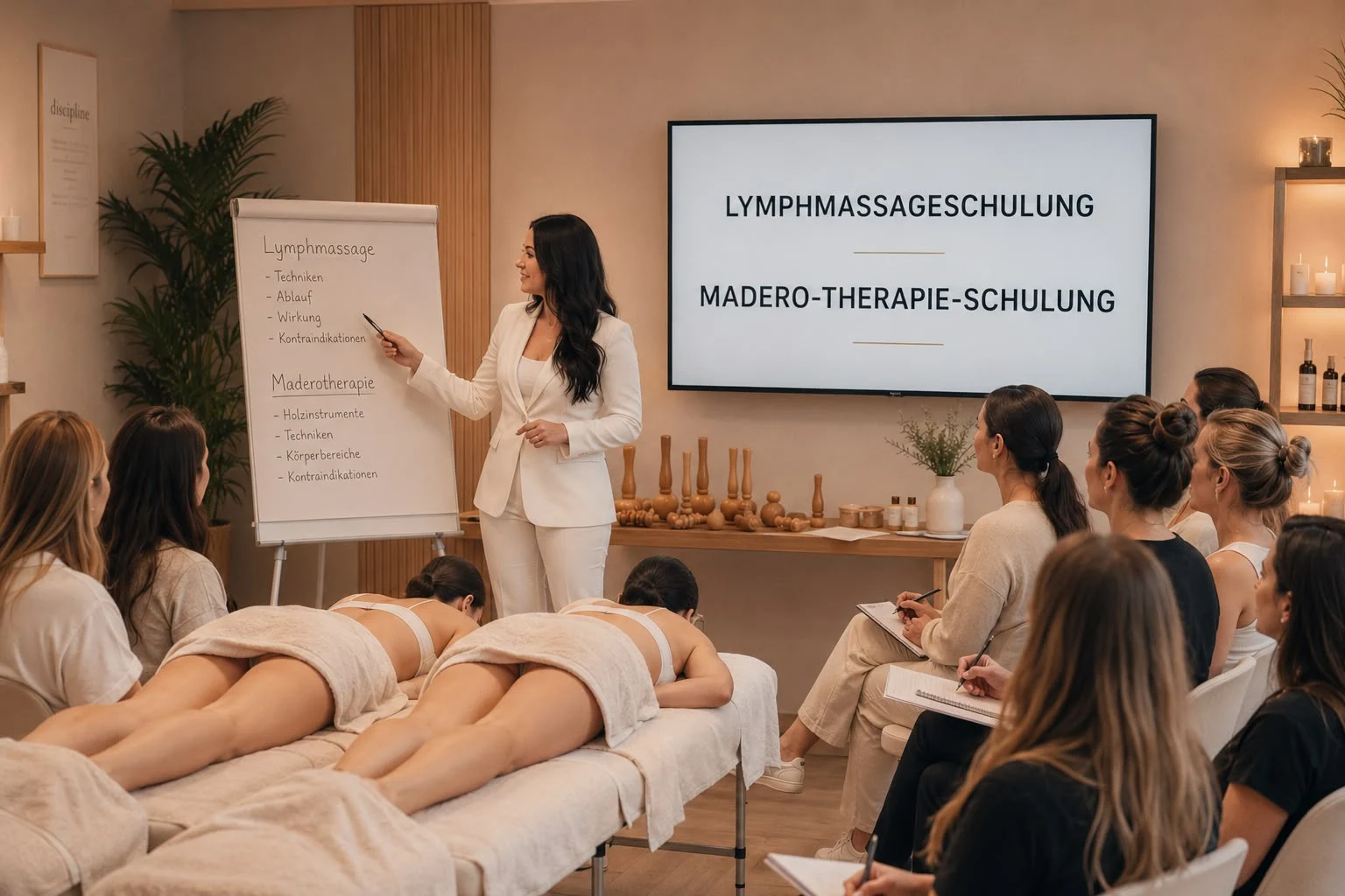 Einblick in eine Schulung mit praktischer Demonstration